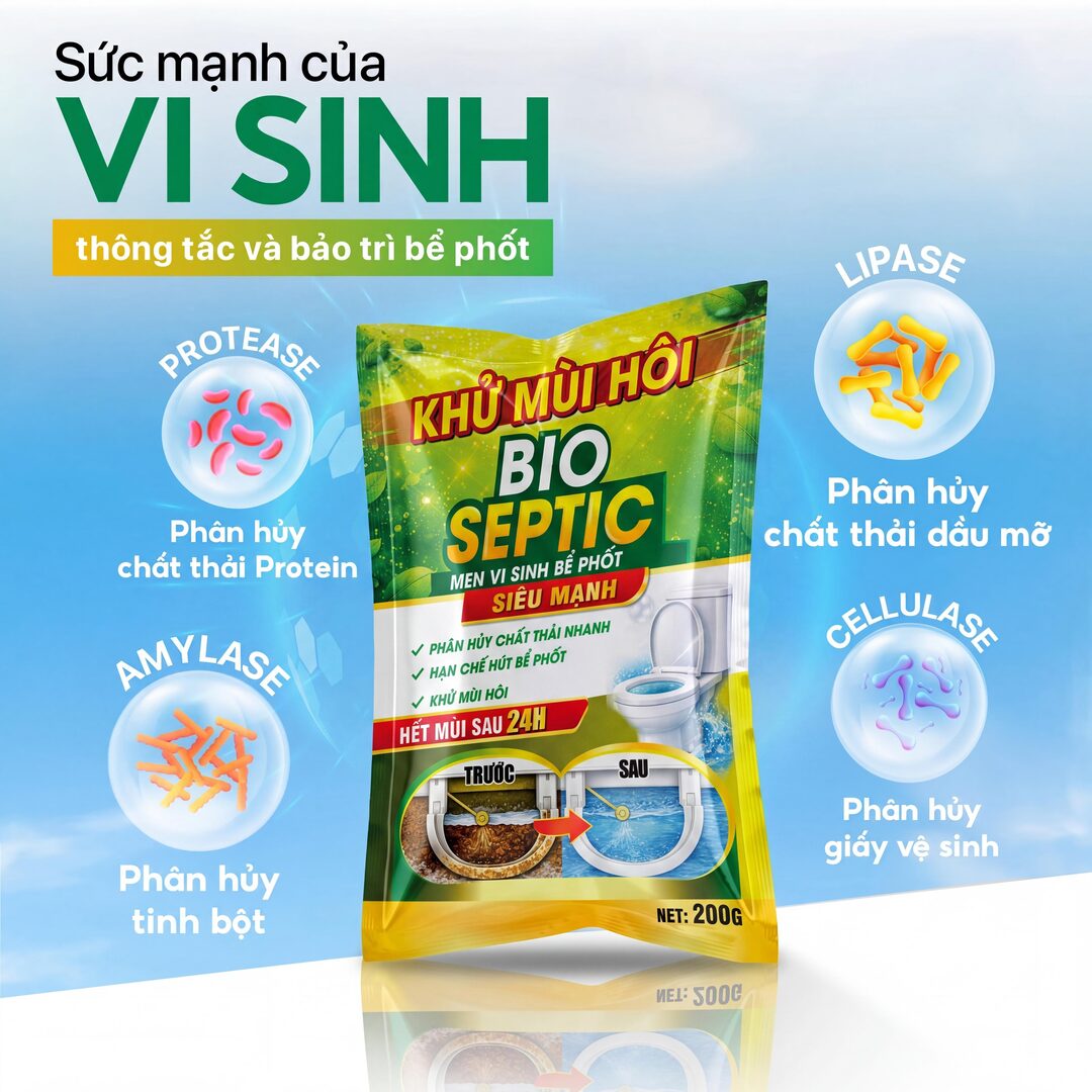 Sức mạnh của vi sinh – Protease, Amylase, Lipase, Cellulase